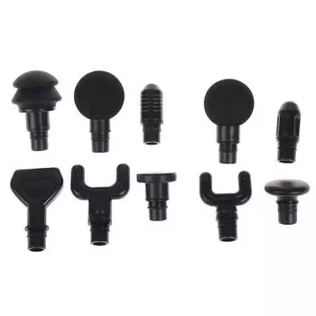 Силиконовая массажная головка Металлическая массажная головка 4pcs