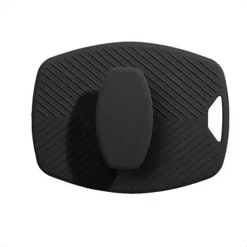 Силиконовая массажная щетка для отшелушивания. Удобная и практичная. Легко чистящаяся силиконовая массажная ванна. One Size чёрный