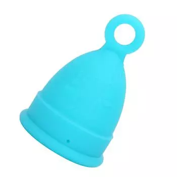 Силиконовая менструальная чаша для женщин, мягкая, эластичная, многоразовая чаша для менструации, инструмент для ухода за женским телом, синяя S S Size синий