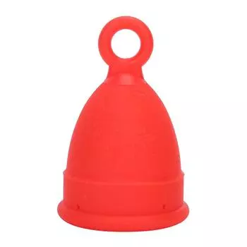 Силиконовая менструальная чаша для женщин, мягкая эластичная, многоразовая, для ухода за женским телом, инструмент Red S S красный