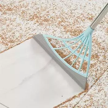 Силиконовая метла для чистки пола, бритья, метла для волос домашних животных, стеклоочиститель, веник для подметания воды, бытовые чистящие средства серый