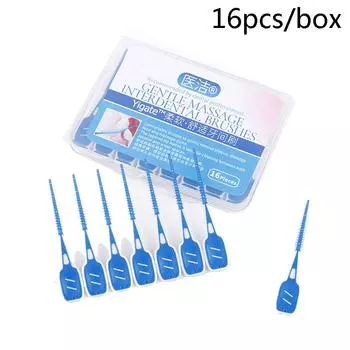 Силиконовая межзубная щетка Межзубная щетка Уход за зубами Межзубная щетка Портативная межзубная щетка