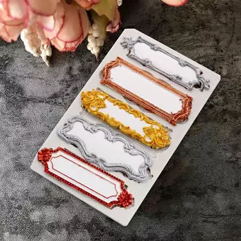 Силиконовая модель зеркальной рамы, скульптурный инструмент, легкий ручной работы для DIY