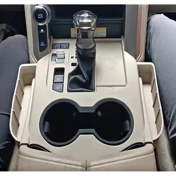 Силиконовая накладка на центральную консольный держатель для стакана Land Cruiser LC300 22-24 LHD Beige