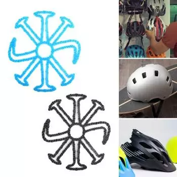 Силиконовая накладка на шлем для велосипедиста, противоскользящая, дышащая, универсальная, для занятий спортом на открытом воздухе, для мотоцикла, велосипеда, подкладка, подушка, коврик, аксессуары для шлема синий