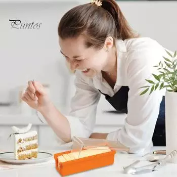 Силиконовая нарезка для масла, резак для сыра, инструменты, элегантный стеклянный контейнер для хранения масла, кухонные аксессуары для хранения оранжевый