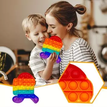 Силиконовая настольная игрушка-головоломка для сенсорной декомпрессии