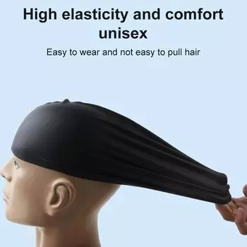 Силиконовая очень большая шапочка для плавания для длинных волос, водонепроницаемая, женская, мужская, женская, африканская, большого размера чёрный