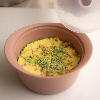 Силиконовая пароварка AGUARD MOMOBIN для микроволновой печи, детское питание, можно мыть в посудомоечной машине и использовать в духовке при температуре до 200 °C. Сделано в Корее.