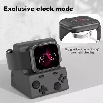 Силиконовая подставка-держатель для зарядного устройства для Apple Watch Series, держатель для кабеля для зарядки, удобный интерфейс для зарядки, экономящий место держатель для настольных часов