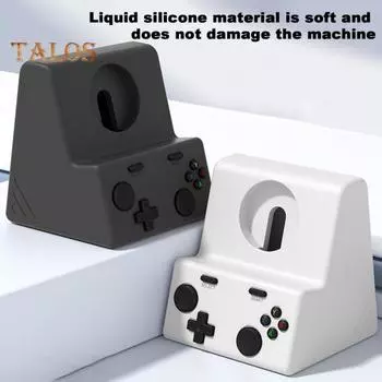 Силиконовая подставка-держатель для зарядного устройства для Apple Watch Series, держатель для кабеля для зарядки, удобный интерфейс для зарядки, экономящий место держатель для настольных часов темно-серого