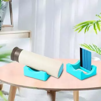 Силиконовая подставка для чашек, многофункциональная противоскользящая маленькая подставка для стаканов, подставка для бутылок, поделки, силиконовый держатель для чашек синий