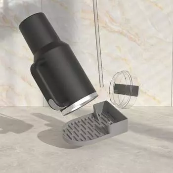 Силиконовая подставка для слива стаканов Yousheng, быстросохнущая, органайзер для стаканов, противоскользящий дизайн, пищевая сушилка для стаканов объемом 30/40 унций, крышек и трубочек розовый