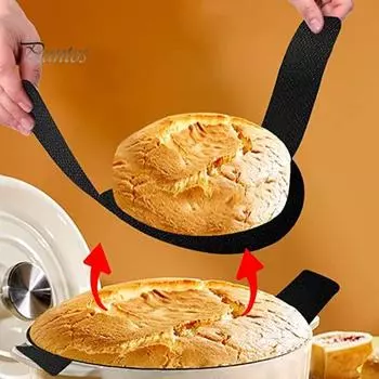 Силиконовая подставка для выпечки с длинной ручкой. Безопасный термостойкий маслостойкий голландский коврик с антипригарной поверхностью. Коврик для выпечки. Духовка. Принадлежности для барбекю. чёрный