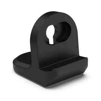 Силиконовая подставка для зарядного устройства Huami Amazfit Bip 3 GTS 4 Mini GTR 4/3/2, держатель, кронштейн для зарядного устройства Amazfit T-Rex 2 чёрный