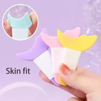 Силиконовая подводка для глаз, легкое и точное нанесение макияжа глаз, тени для век для новичков, удобная подводка для глаз, вспомогательный инструмент фиолетовый