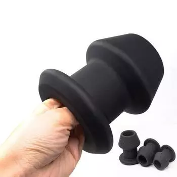 Силиконовая полые анальная пробка, пробка, анус, расширитель, стимулятор, расширитель, клизма, мастурбация для взрослых, секс-игрушки Small