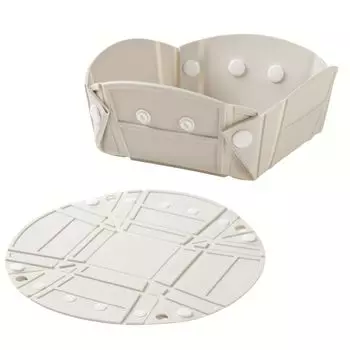 Силиконовая посуда для кемпинга и отдыха на природе TKcraft. Можно сложить и использовать в качестве разделочной доски для кемпинга или ракушки, тарелки, плиты., (2)