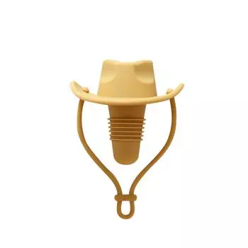 Силиконовая пробка для красного вина Креативная ковбойская шляпа Пробка для бутылки Сохраняющая свежесть Герметичная пробка Винная пробка One Size