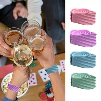 Силиконовая расческа для волос, креативный массаж, расчески для волос, массажный стильный браслет-пощечина, унисекс, средство для ухода за волосами зелёный