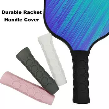 Силиконовая рукоятка для ракетки Pickleball, сменная накладка на руку, аксессуары для Pickleball Beach серый