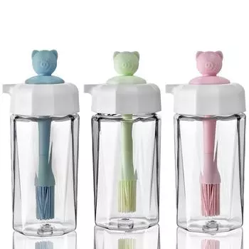 силиконовая щетка для бутылки масла, кухонная масляная щетка, милый поросенок, горшок для соевого соуса, горшок для приправ, щетка для выпечки, смазка для выпечки блинов