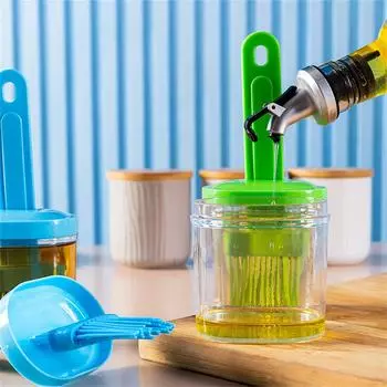 Силиконовая щетка для бутылок, устойчивая к высоким температурам, портативная щетка для масла для барбекю, бытовая щетка для масла для выпечки, щетка для блинов, инструмент для масла