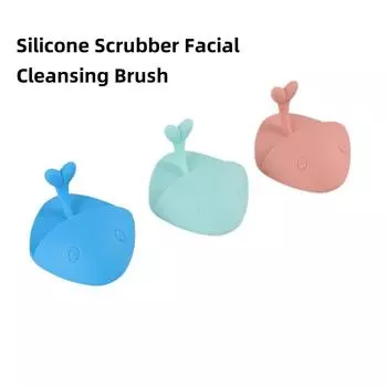 Силиконовая щетка для чистки лица, ручная щетка для очищения лица, отшелушивающая щетка для мытья лица, массаж лица, инструмент для очистки кожи