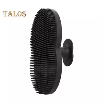 Силиконовая щетка для чистки яиц с мягкой щетиной, очиститель для яиц курицы, птицы, ручной очиститель для яиц, пятновыводитель, скребок для мытья озеро синий