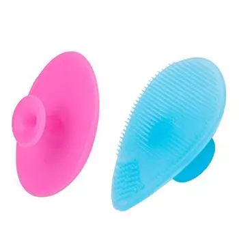 Силиконовая щетка для детской ванночки (2 шт. в упаковке) для сухой кожи, щетка-колыбелька и расческа One Size