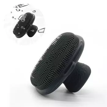 Силиконовая щетка для лица для мужчин, щетка для очищения лица, силиконовая щетка для мытья лица, ручная водонепроницаемая очищающая щетка для ухода за кожей, щетки для лица One Size