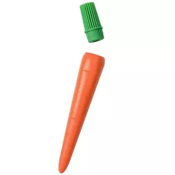 Силиконовая щетка для масла для барбекю, креативная щетка в форме моркови для безопасного и долговечного приготовления пищи