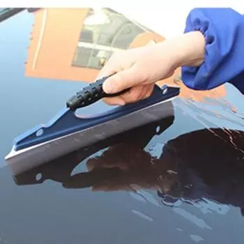 Силиконовая щетка для мытья окон автомобиля, щетка для очистки стеклоочистителей, скребок для сушки синий