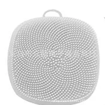 Силиконовая щетка для очищения лица, квадратная щетка для очищения пор лица, силиконовая щетка для очищения лица белый