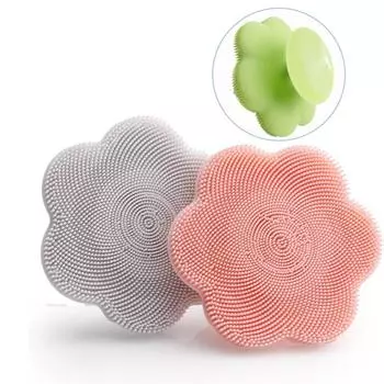 Силиконовая щетка для очищения лица, многофункциональная, глубоко очищающая, мини-ручная массажная щетка