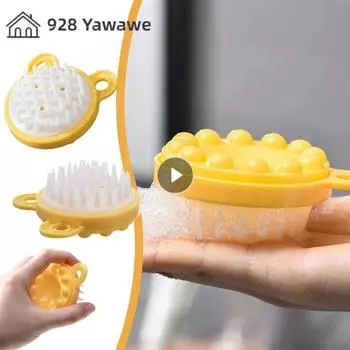 Силиконовая щетка для шампуня, массажная расческа для головы, расческа для мытья волос, массажная щетка для тела, щетка для ванны, душа, парикмахерский инструмент