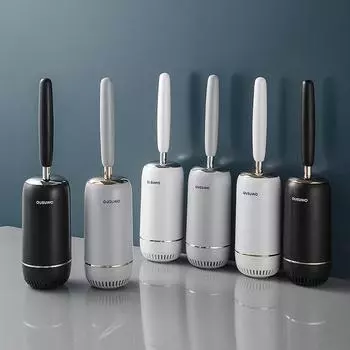 Силиконовая щетка для туалета, щетка для чистки туалета, инструмент для уборки ванной комнаты, организация для домашнего туалета, аксессуары для ванной комнаты серый