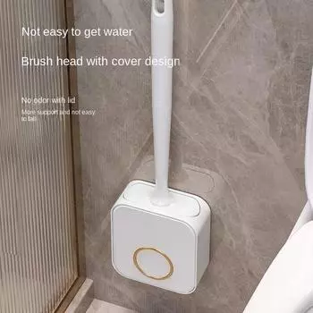 Силиконовая щетка для унитаза, чистящие средства, домашняя настенная щетка для унитаза, щетка для чистки туалета с длинной ручкой, аксессуары для ванной комнаты