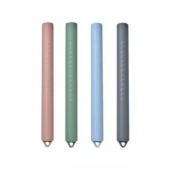 Силиконовая скалка для кухни Гаджеты для раскатывания теста для пирогов, тортильи, печенья розовый