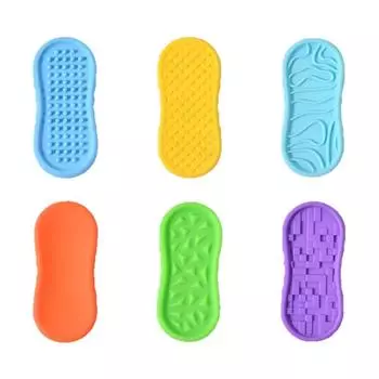 Силиконовая скользящая игрушка, используется для снятия беспокойства, успокоения стресса, подходит в качестве подарка для мужчин, взрослых, детей, девочек и мальчиков One Size розовый