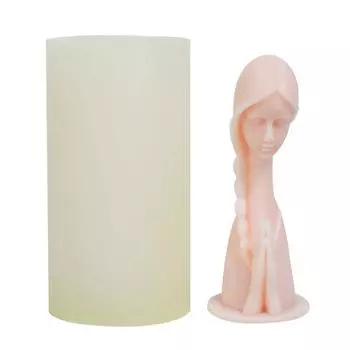 Силиконовая смола форма для свечей молитвенная девушка форма для мыла торт шоколадная помадка форма для ароматерапии пластырь эпоксидная форма домашний декор