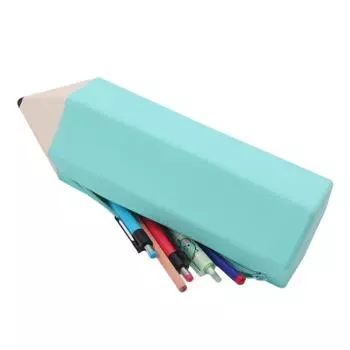 Силиконовая сумка для канцелярских принадлежностей, удобная сумка на молнии, креативная коробка для канцелярских принадлежностей фиолетовый