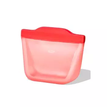 Силиконовая сумка-подставка OXO S для хранения продуктов, многоразовая, подходит для микроволновой печи, посудомоечной машины x арбуз 15,5 12,5 см