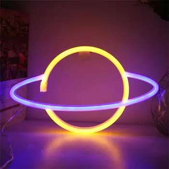 Силиконовая светодиодная неоновая вывеска креативное признание моделирующая лампа светодиодный декоративный ночник One Size