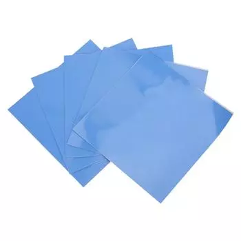 Силиконовая теплопроводная прокладка CPU GPU Теплоотводящая пластина 100x100x5 мм 1,5 Вт mk