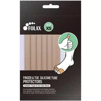 Силиконовая трубка для защиты пальцев ног, 6 шт. в упаковке, 1 кожа.