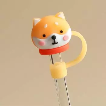 Силиконовая уплотнительная соломенная заглушка, многоразовая пылезащитная крышка для питья, мультяшные заглушки, насадки, чехол, кухонная чашка, аксессуары «сделай сам» as the picture