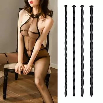 Силиконовая уретральная палочка с конским глазом, блокирующая пробка для стимуляции расширения пениса, альтернативные мужские игрушки для мастурбации, секс-игрушки для взрослых 6 mm