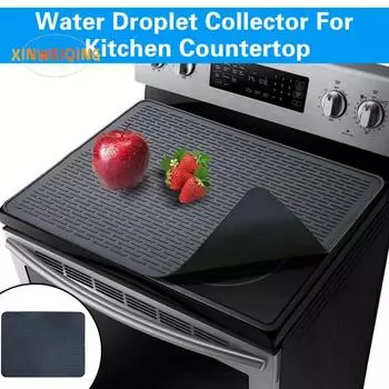 Силиконовая верхняя крышка для сливной подкладки, легко чистится, удобна, коврик для сушки посуды на столешнице чёрный