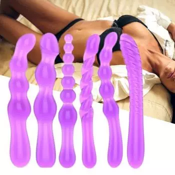 Силиконовая водонепроницаемая анальная пробка для удовольствия, легко чистящаяся, унисекс, анальная пробка широкого применения для мужчин и женщин D